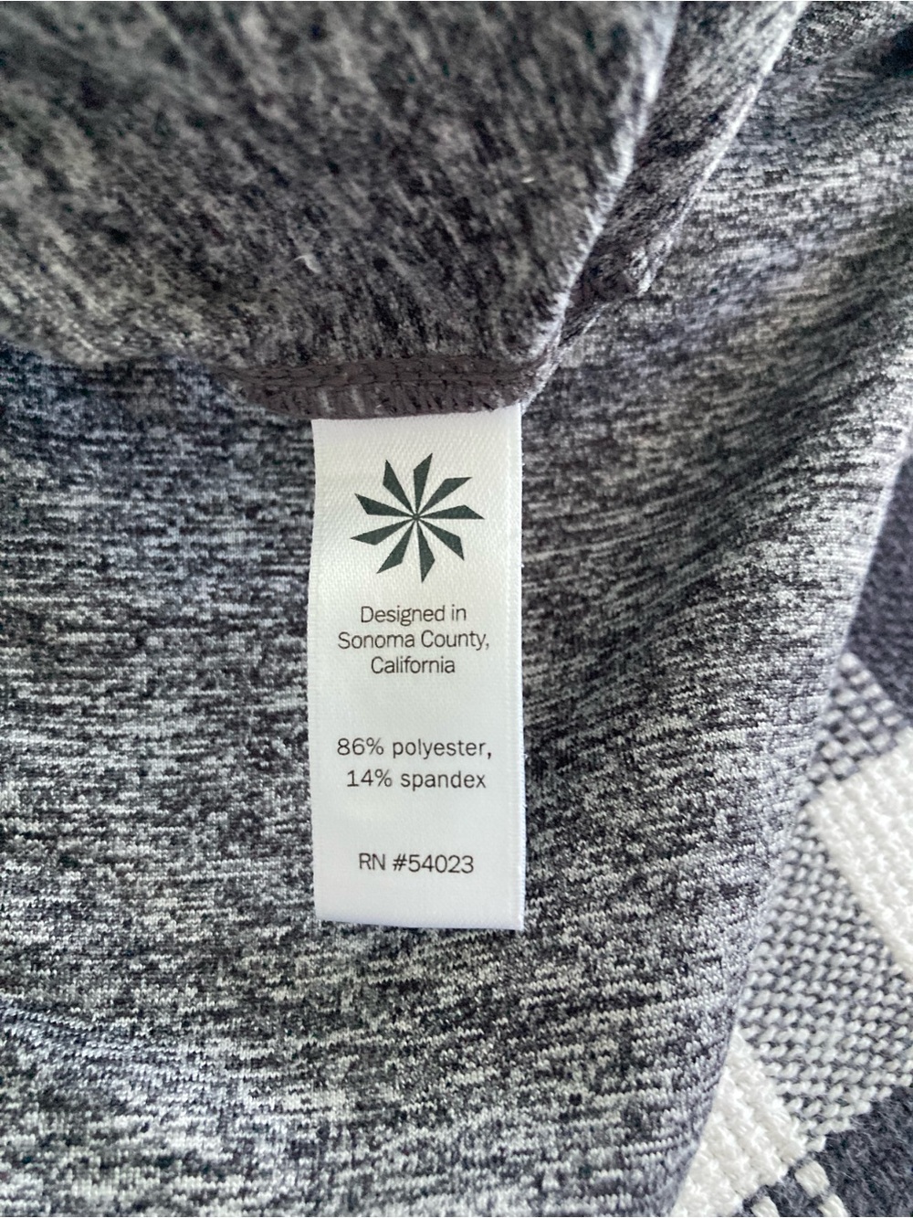 Athleta Women's Gray Marled Jogger Pants Size M Gray Knit Drawstring RN 54023 - Picture 4 of 9